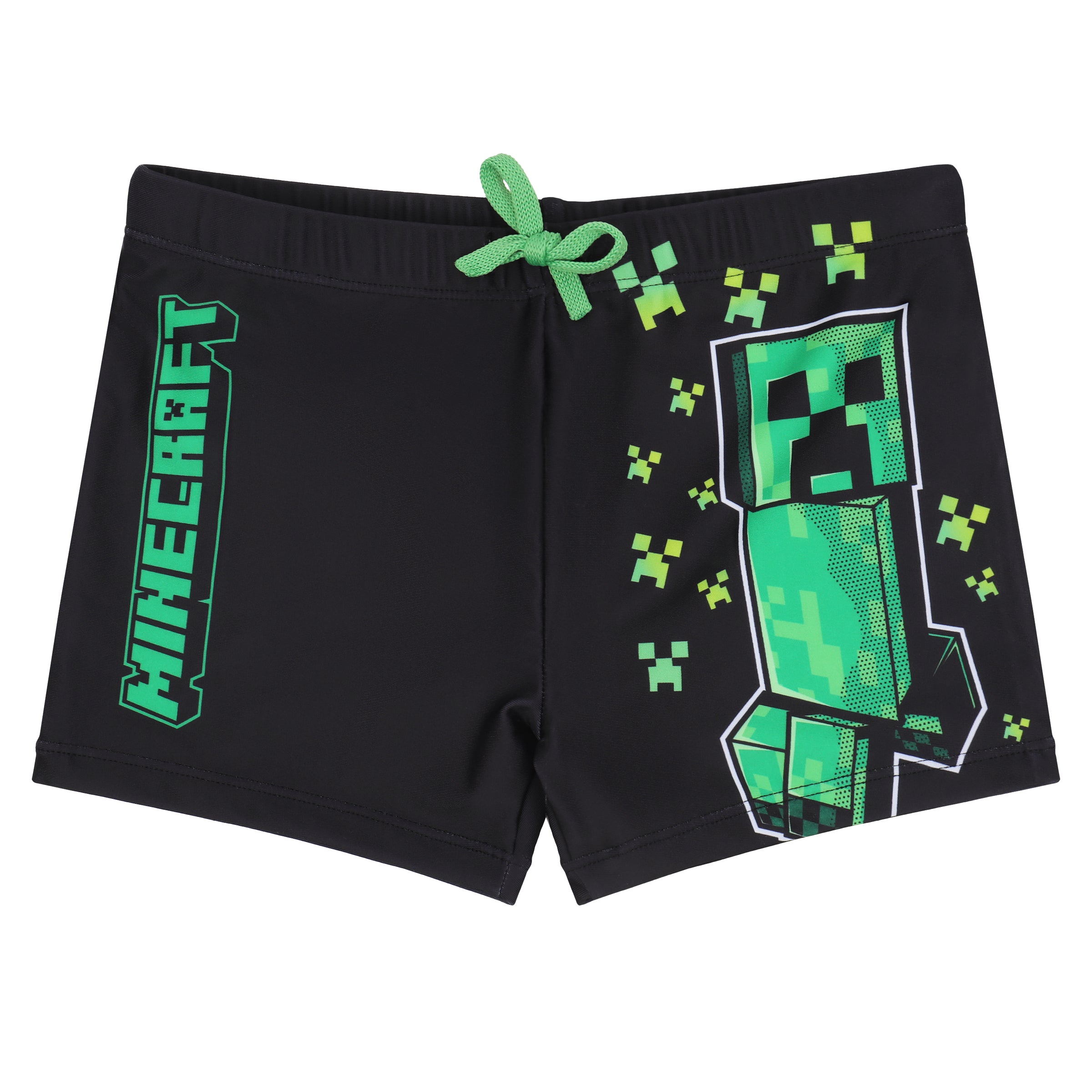 Minecraft Badehose mit elastischem Bund und Schnüren