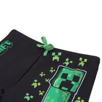 Minecraft Badehose mit elastischem Bund und Schnüren