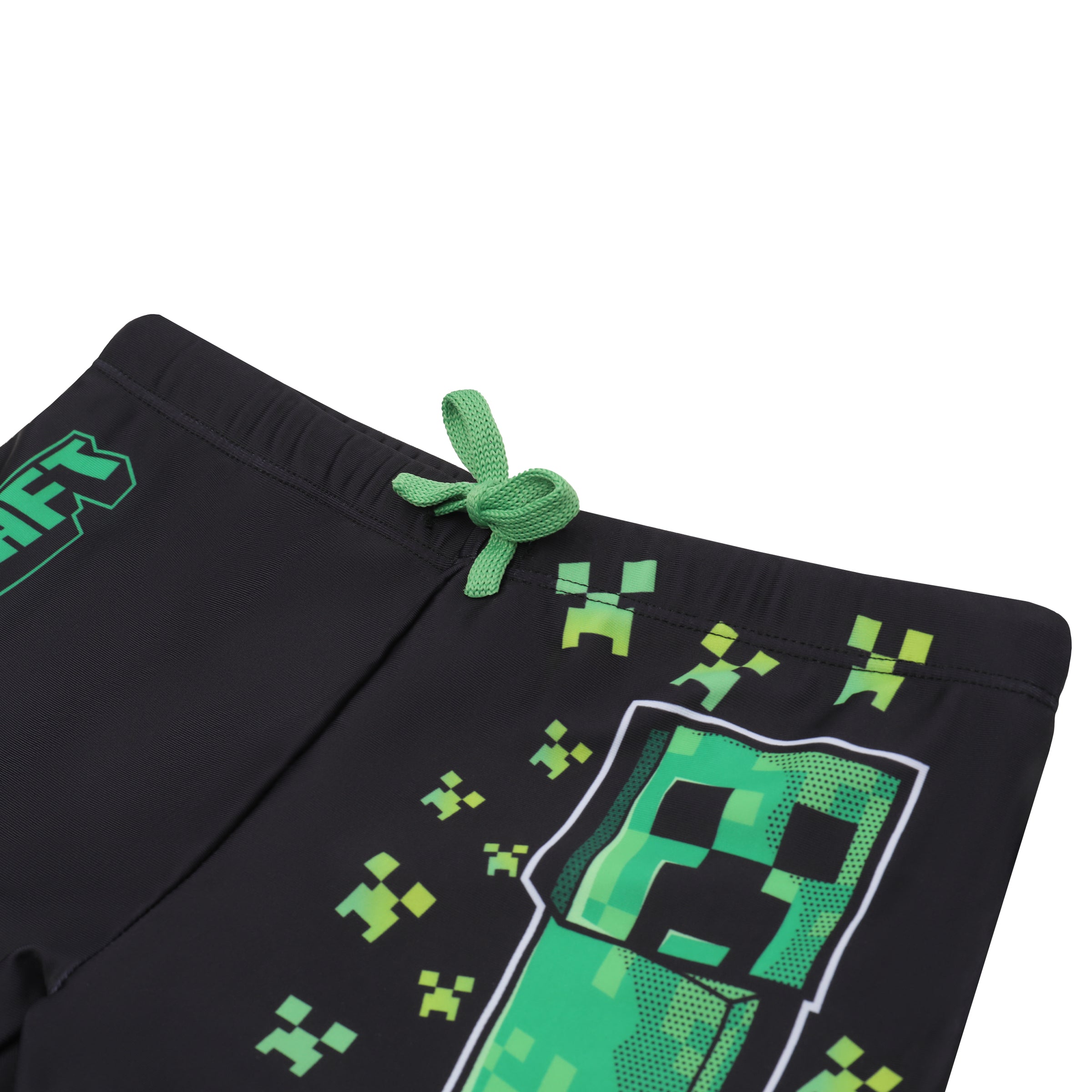 Minecraft Badehose mit elastischem Bund und Schnüren
