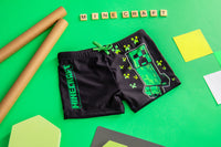 Minecraft Badehose mit elastischem Bund und Schnüren