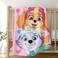 PAW PATROL Kinder-Decke kuschelig & weich 100x150 cm
