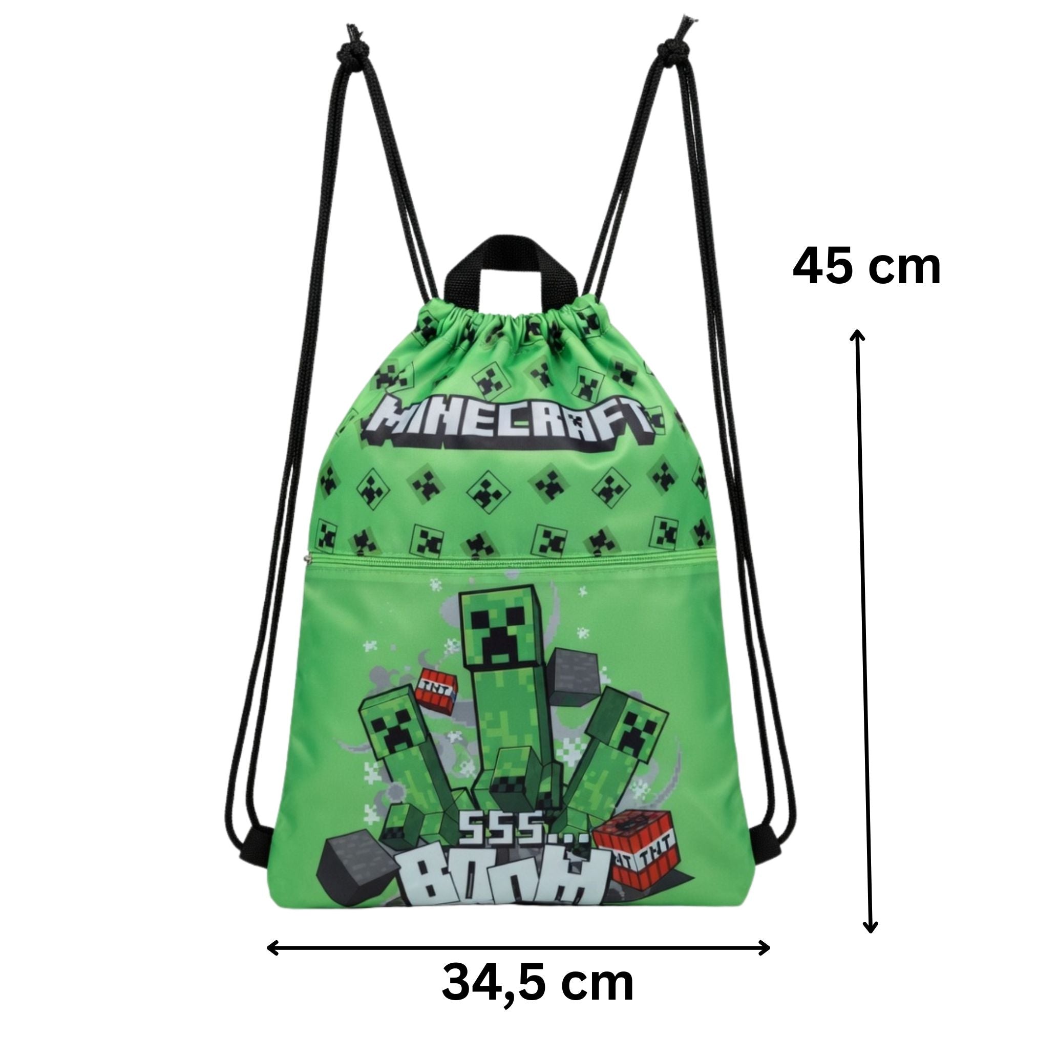 Minecraft Creeper Turnbeutel, Schwimmbeutel
