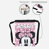 Minnie Mouse Turnbeutel Sportbeutel Kindergartentasche geeignet als Gymsack, Rucksack, Spieltasche, Schuhbeutel