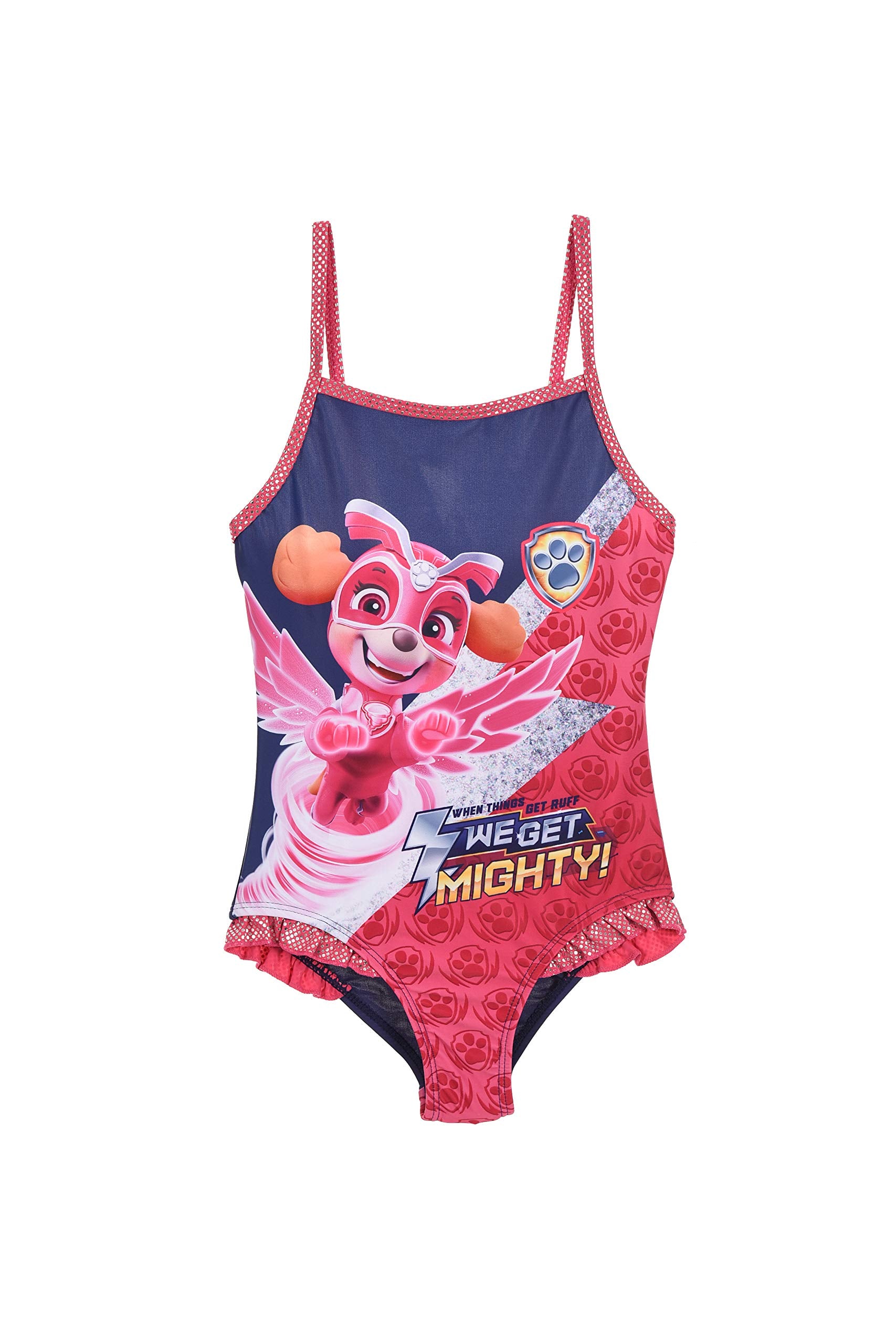 Paw-Patrol Mädchen Badeanzug Lila