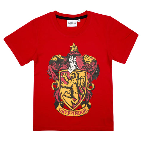 Harry Potter T-Shirt Jungen Mädchen Hogwarts Gryffindor Rot