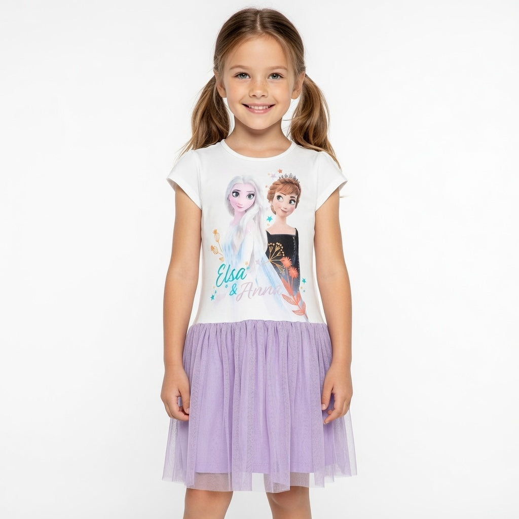 Eiskönigin 2 Kleid Anna und ELSA Kurzarm