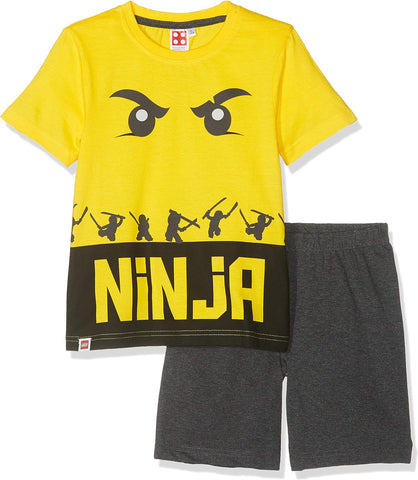 LEGO Ninjago Zweiteiliger Schlafanzug Schwarz Gelb
