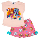 PAW PATROL Mädchen Pyjama kurzer Schlafanzug Rosa