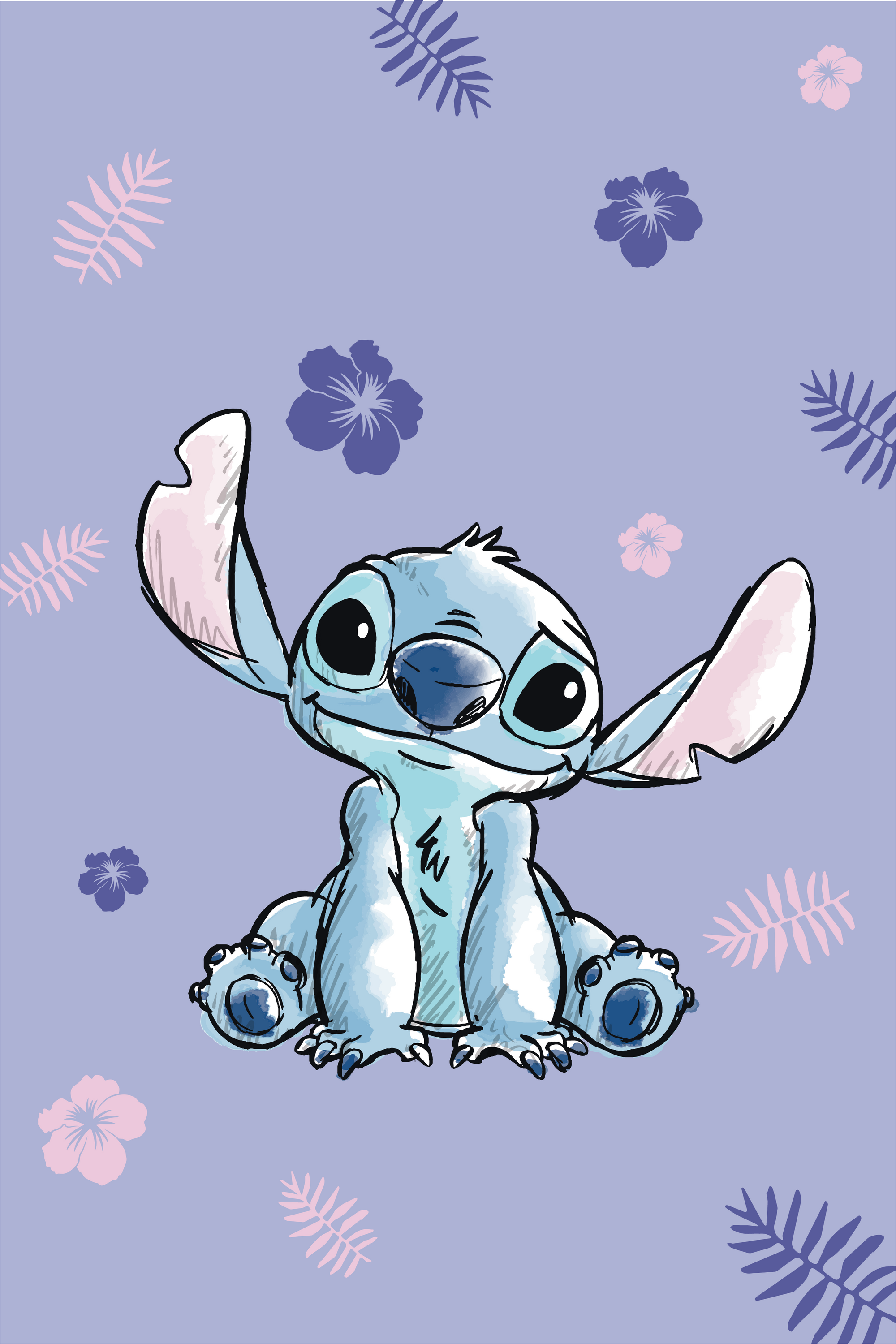 Disney Lilo und Stitch Kuscheldecke, Fleecedecke, 100 x 150 cm