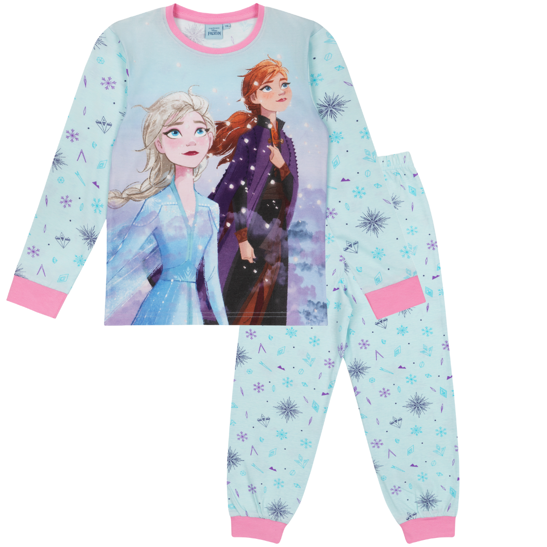 Disney Eiskönigin Schlafanzug Pyjama Langarm
