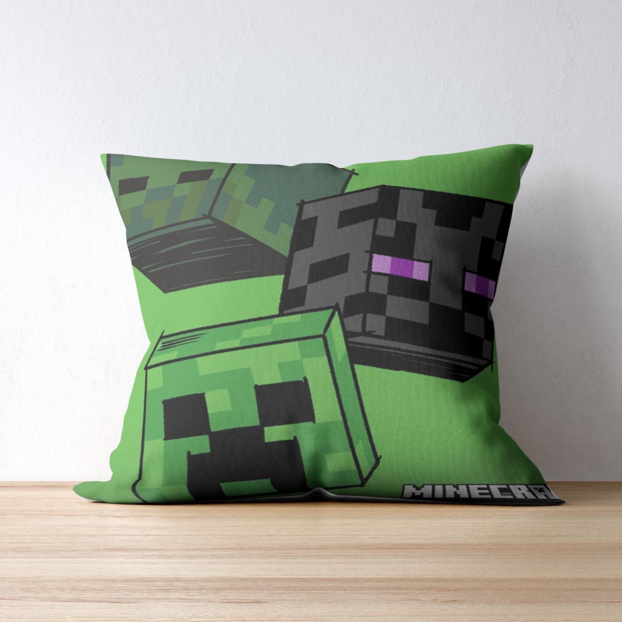 Minecraft Creeper Kissen, 40 x 40 cm, superweich
