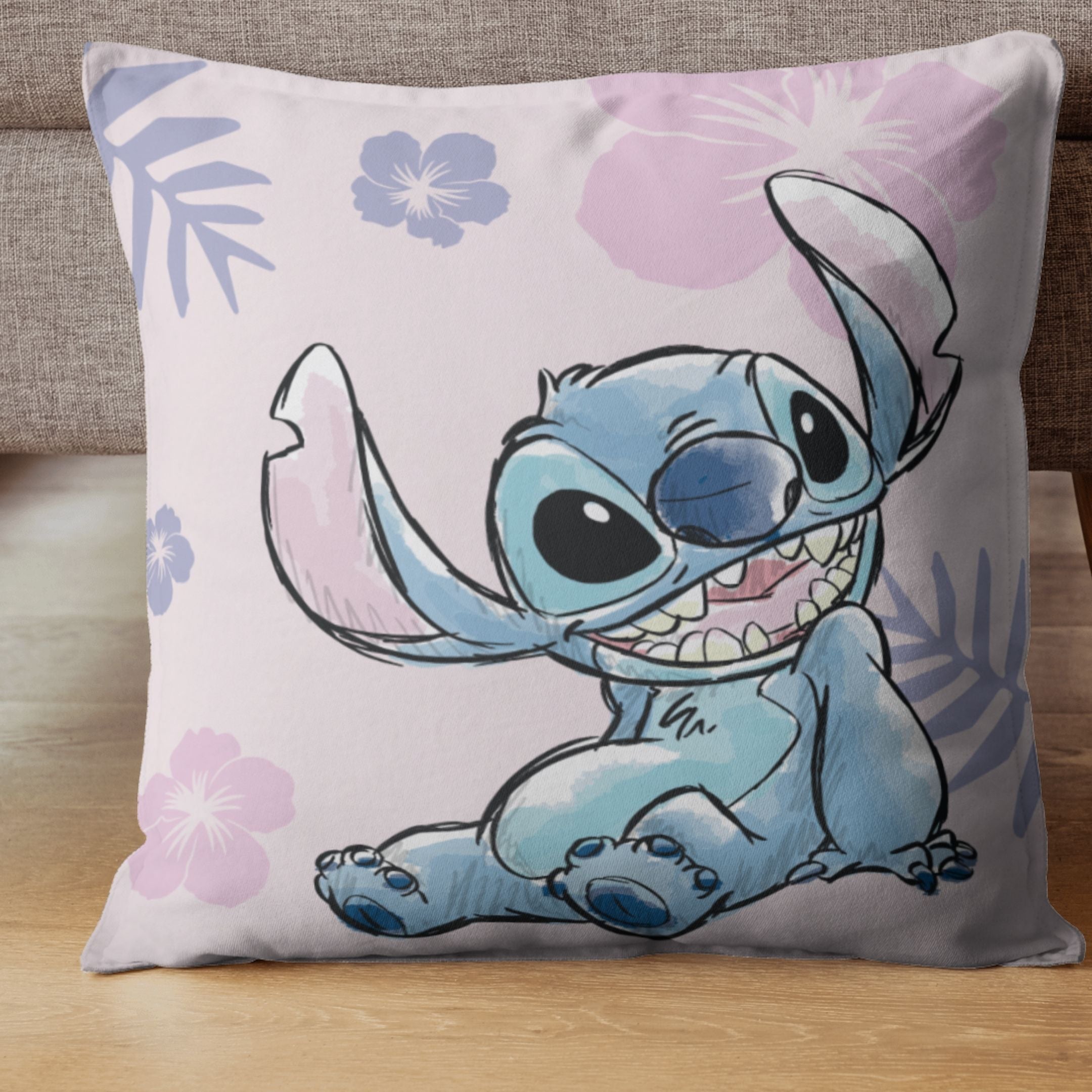 Stitch Kissen Lilo und Stitch 40x40 cm, Kuschelkissen