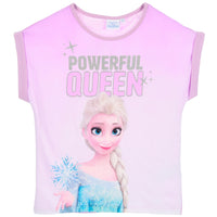 Die Eiskönigin Anna und ELSA Mädchen T-Shirt Rosa