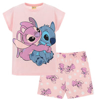 Stitch Mädchen Pyjama Kurzarm