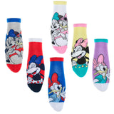 Disney Damen Sneaker Socken mit Mickey und Minnie Mouse