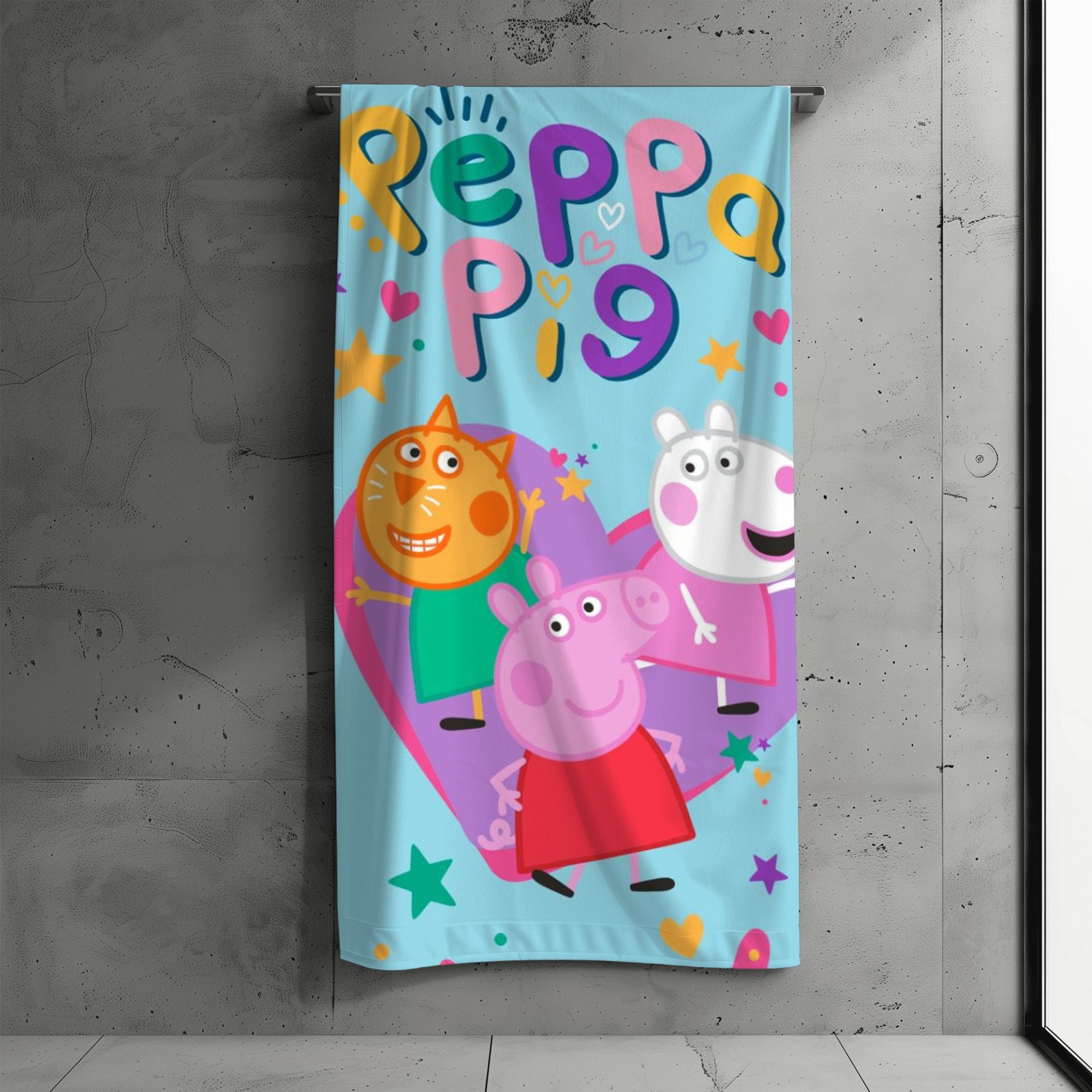 Peppa Pig Strandtuch Badetuch 70 x140 cm