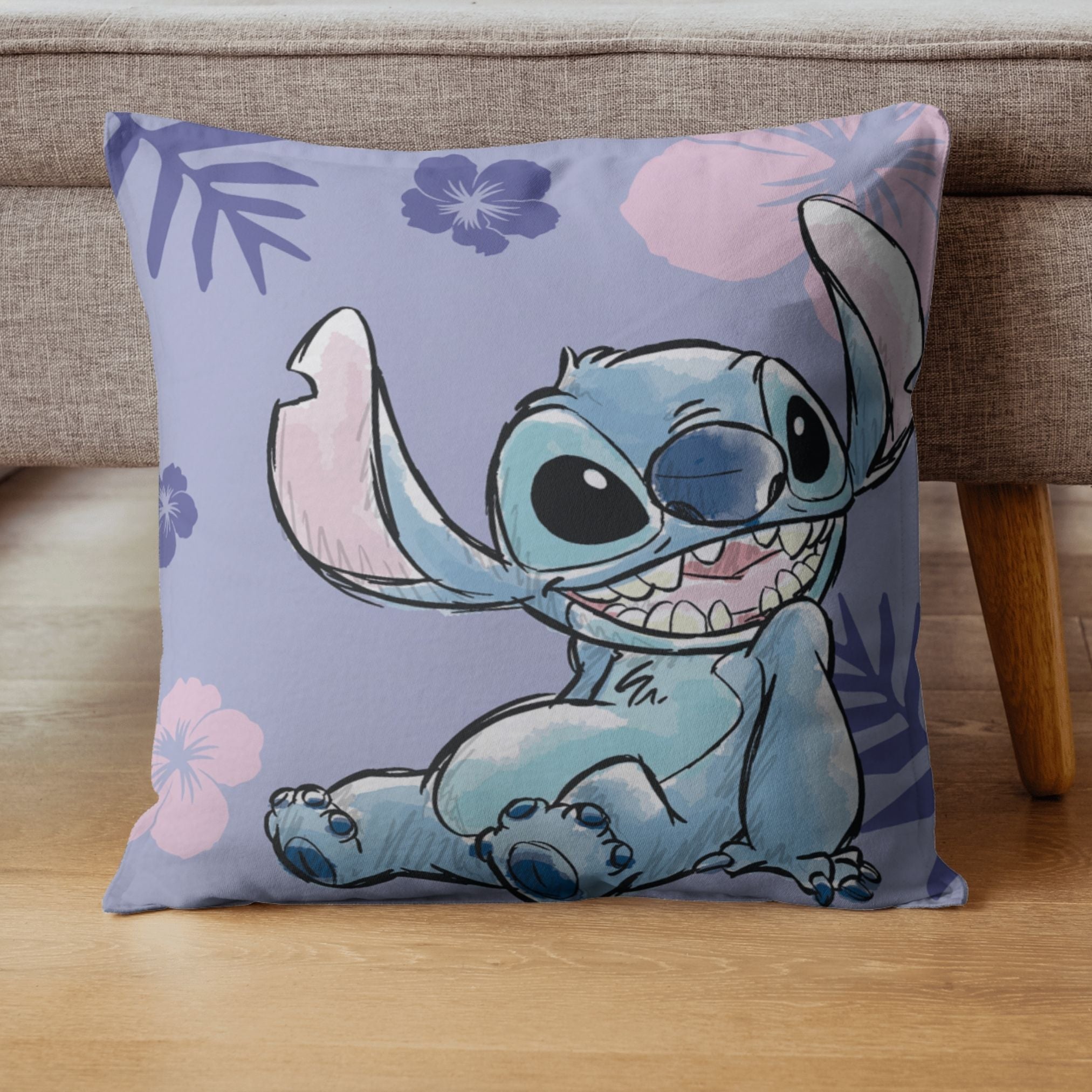 Stitch Kissen Lilo und Stitch 40cm x 40cm, Kuschelkissen