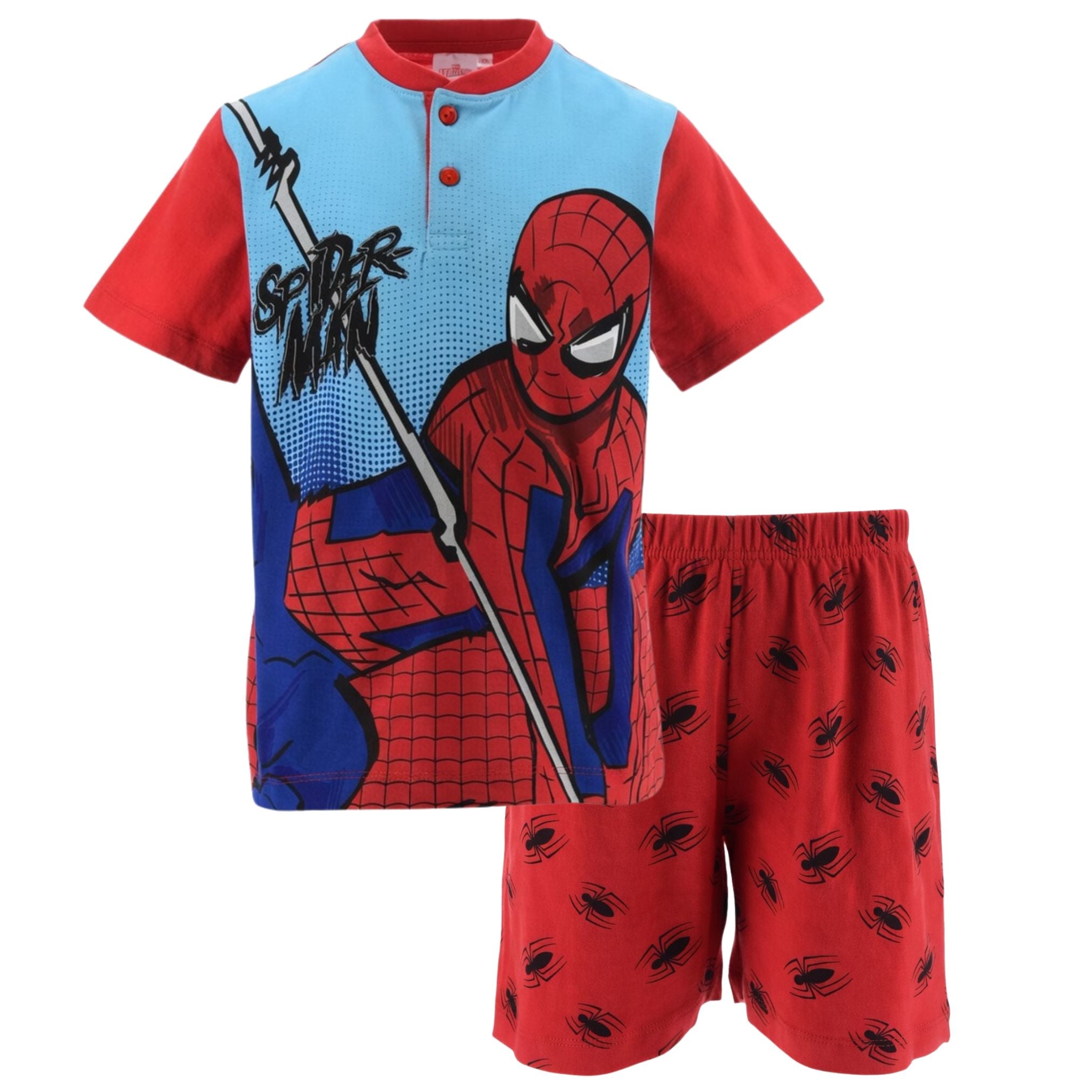 Spiderman Kurzer Schlafanzug Jungen