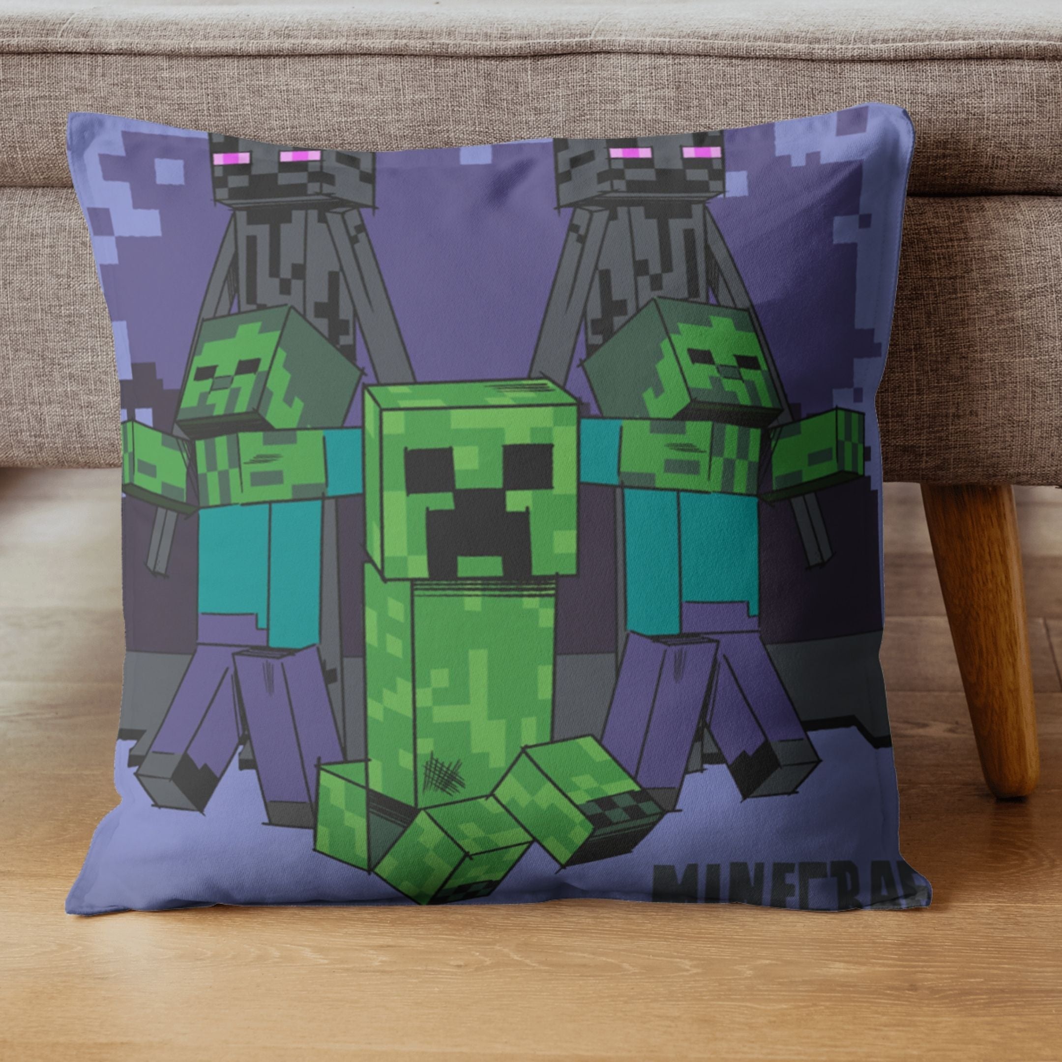 Minecraft Creeper Kissen, 40 x 40 cm, superweich