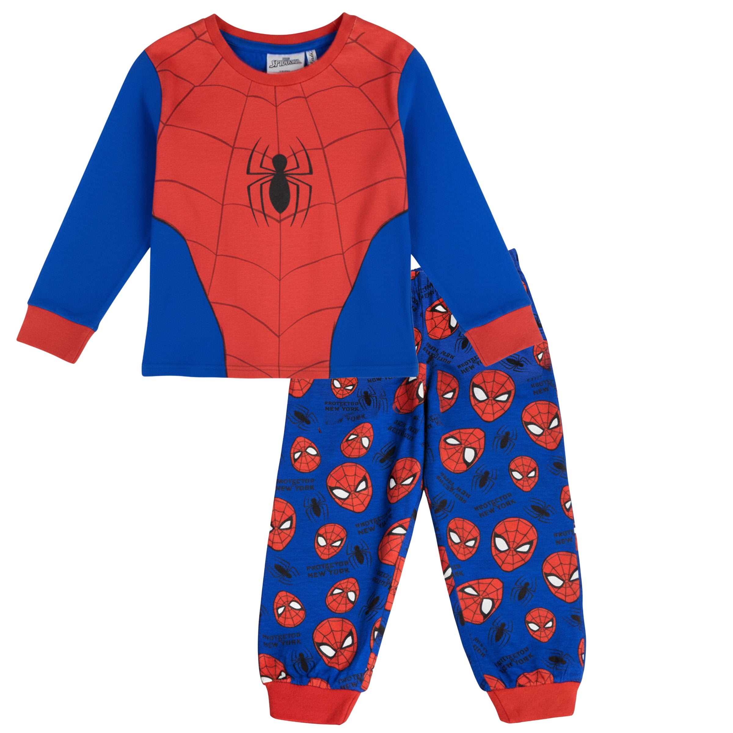 Disney Spider-Man Schlafanzug, Langer Pyjama