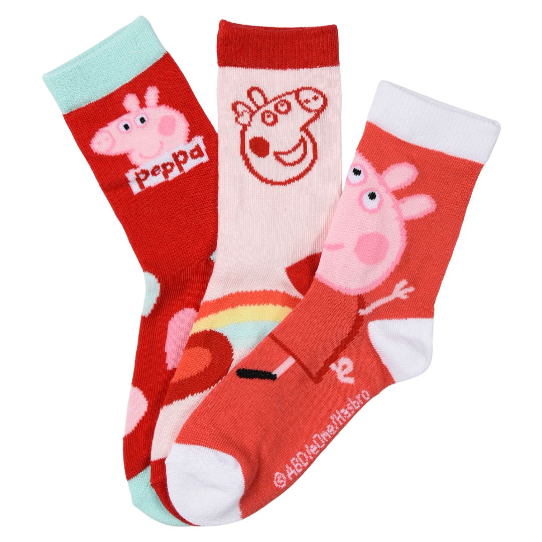 Peppa Pig Peppa Wutz Socken, Socken Kinder 6er Pack