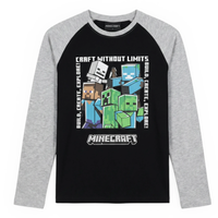 Minecraft Langarmshirt Pullover Jungen