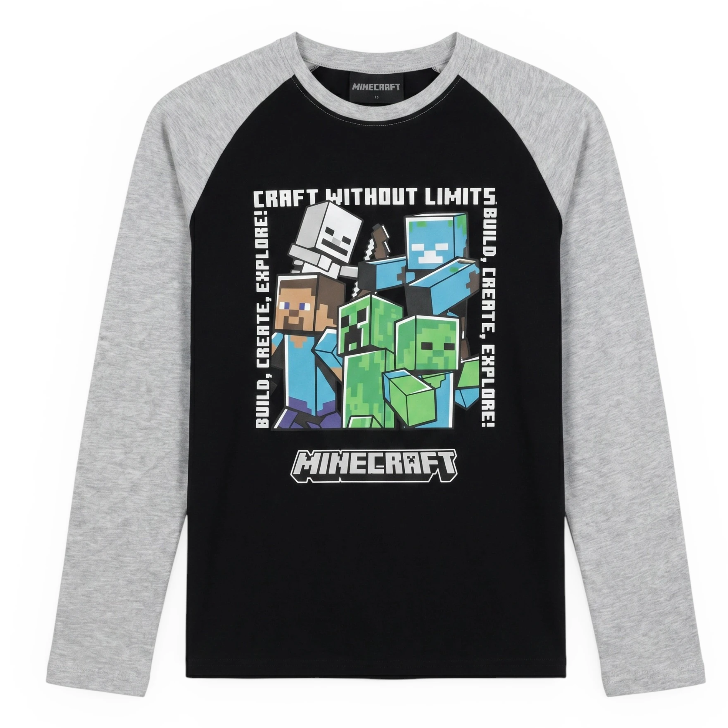 Minecraft Langarmshirt Pullover Jungen