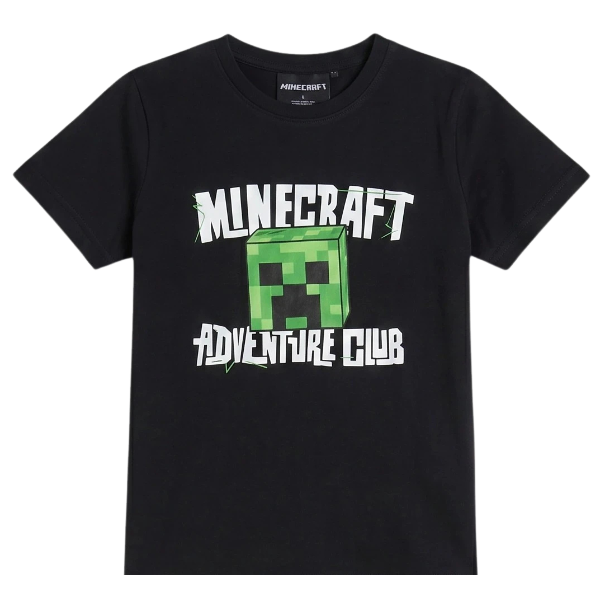 Minecraft Kinder Pyjama kurzer Schlafanzug Creeper
