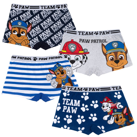 PAW PATROL Jungen 4er Pack Boxershorts