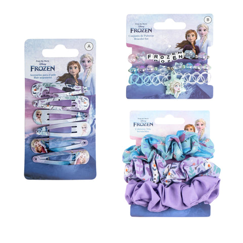Disney Frozen Haarzubehör Set mit Kette, 12-teilig