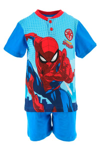 Spiderman Jungen Pyjama kurzer Schlafanzug