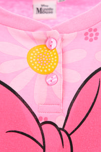 Minnie Maus Schlafanzug langer Pyjama