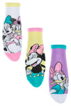 Disney Damen Sneaker Socken mit Mickey und Minnie Mouse