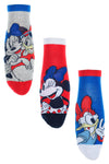 Disney Damen Sneaker Socken mit Mickey und Minnie Mouse