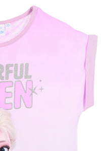 Die Eiskönigin Anna und ELSA Mädchen T-Shirt Rosa