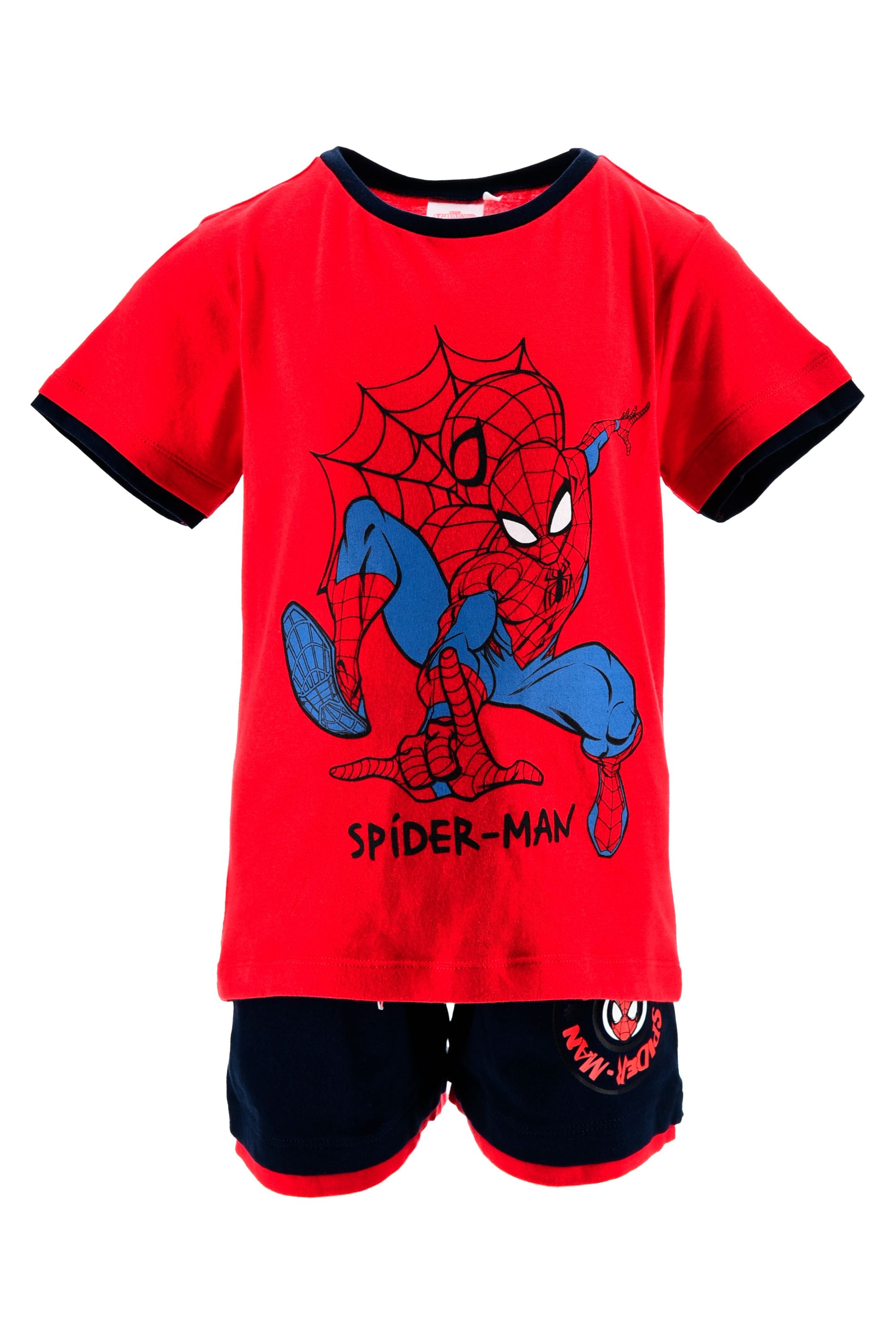 Disney Spider-Man Jungen Set, T-Shirt und Shorts,