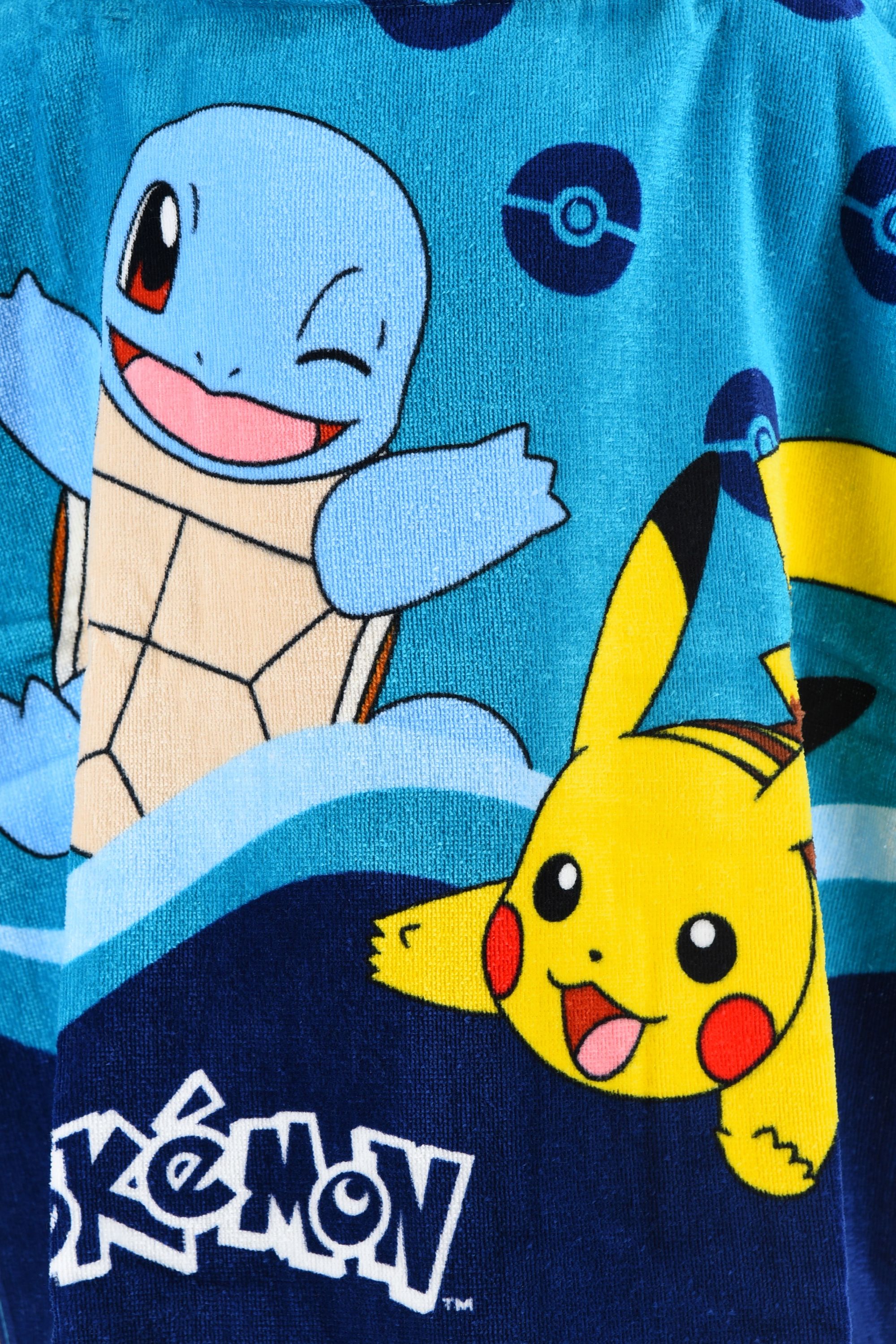 Pokemon Kinder-Badeponcho mit Kapuze, Pikachu