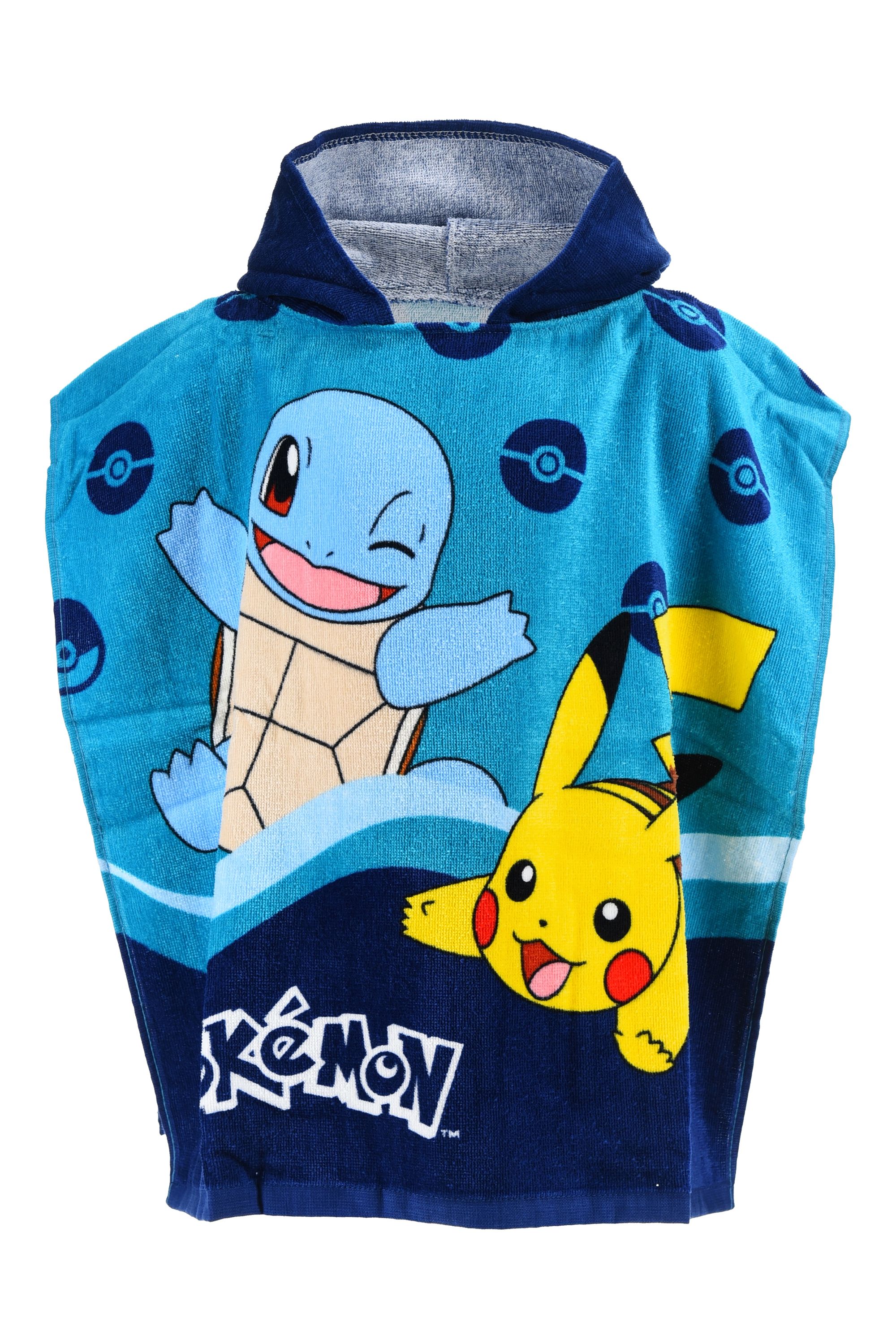 Pokemon Kinder-Badeponcho mit Kapuze, Pikachu
