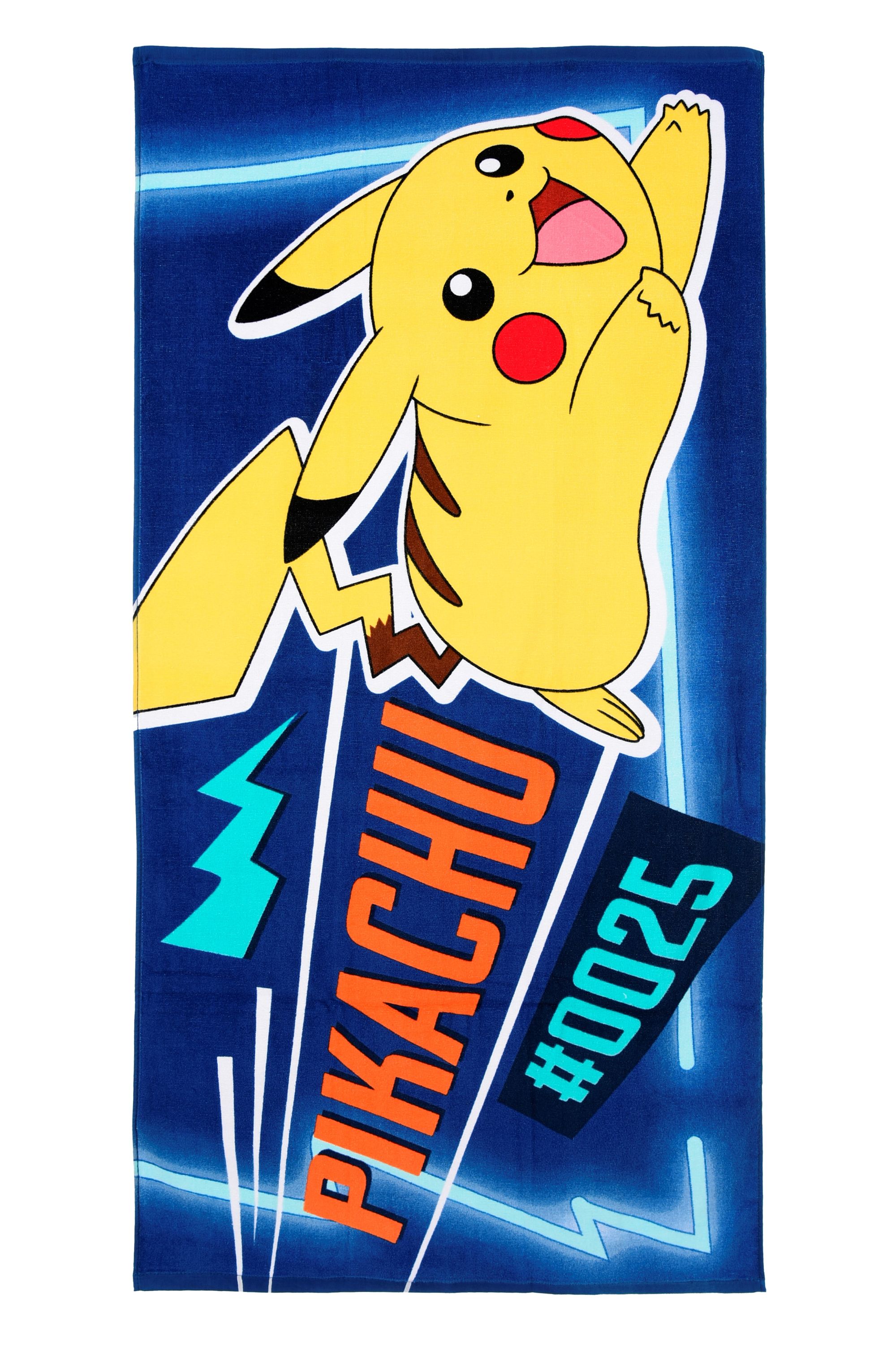 Pokémon Strandtuch, 100% Baumwolle, 140 x 70 cm