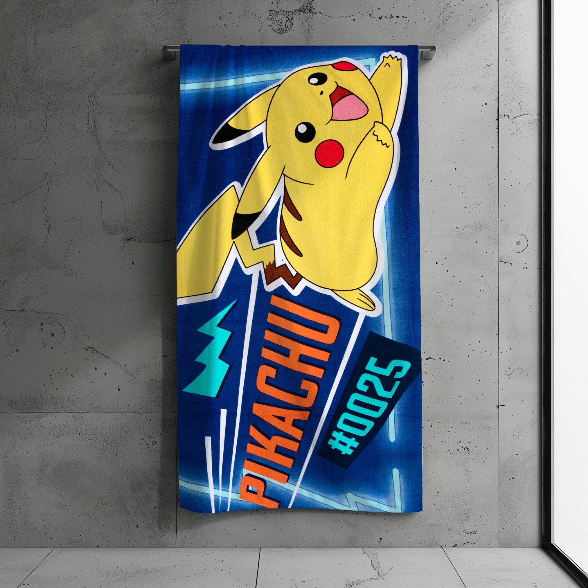 Pokémon Strandtuch, 100% Baumwolle, 140 x 70 cm