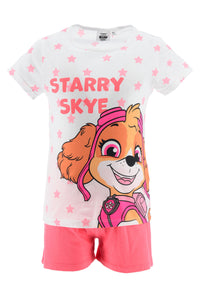 PAW PATROL Mädchen Pyjama kurzer Schlafanzug