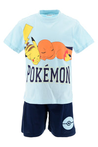 Pokemon Pyjama kurzer Schlafanzug Pikachu