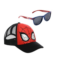 Spider-Man Cap und Sonnenbrille Set für Kinder