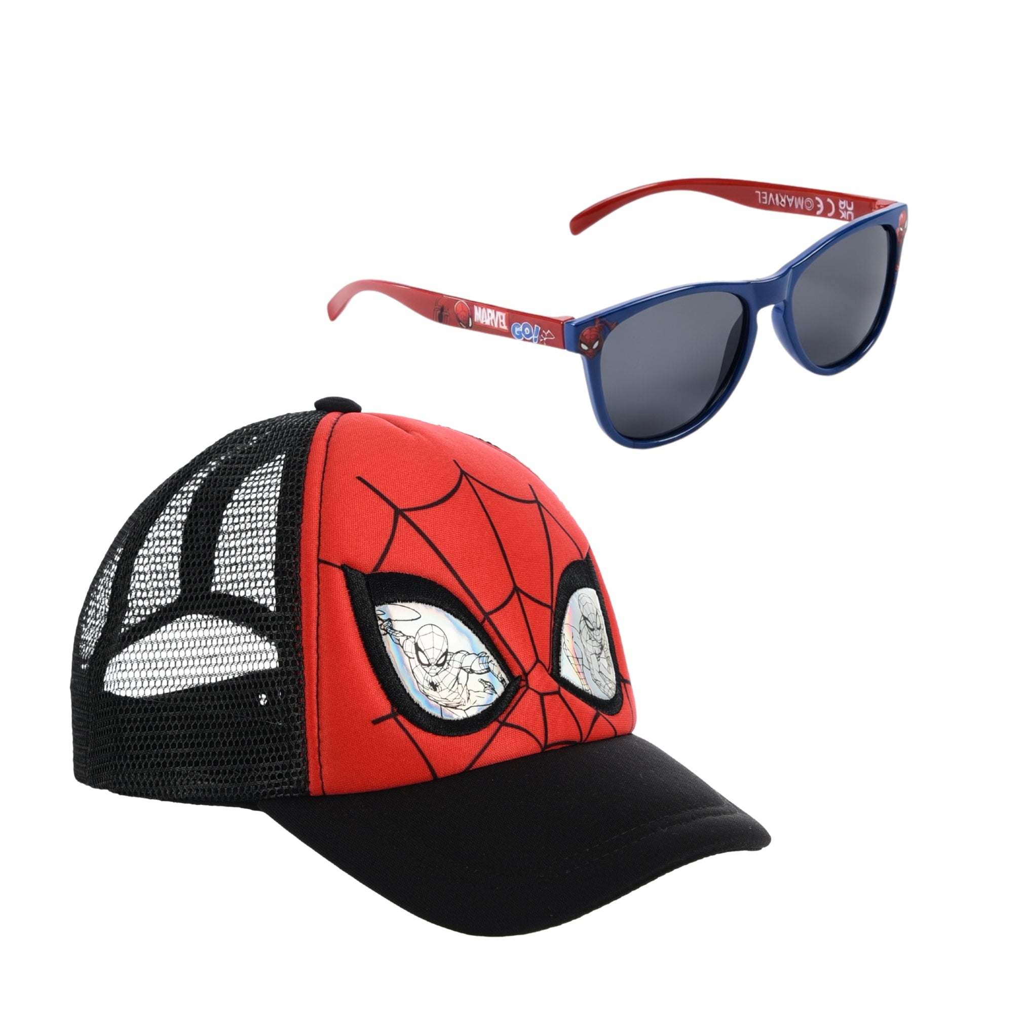 Spider-Man Cap und Sonnenbrille Set für Kinder