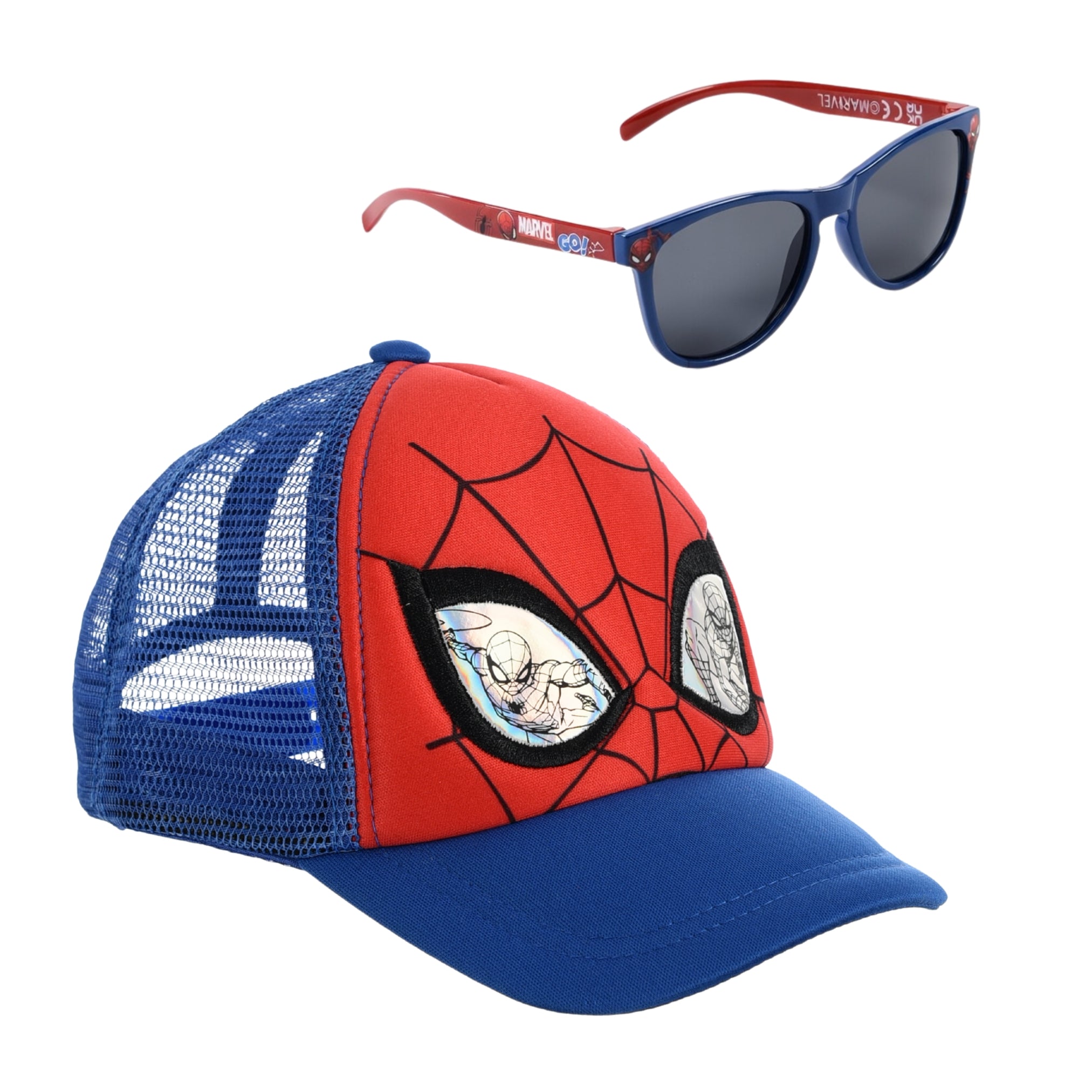 Spider-Man Cap und Sonnenbrille Set für Kinder