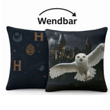 Harry Potter Kissen Hedwig Wendekissen 40x40 cm