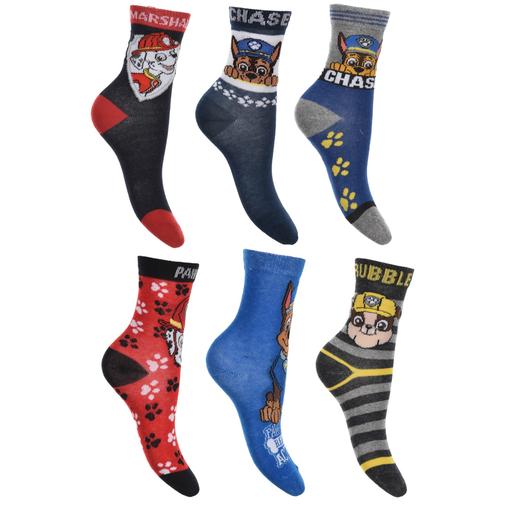 Paw Patrol 6er Pack Jungen Socken