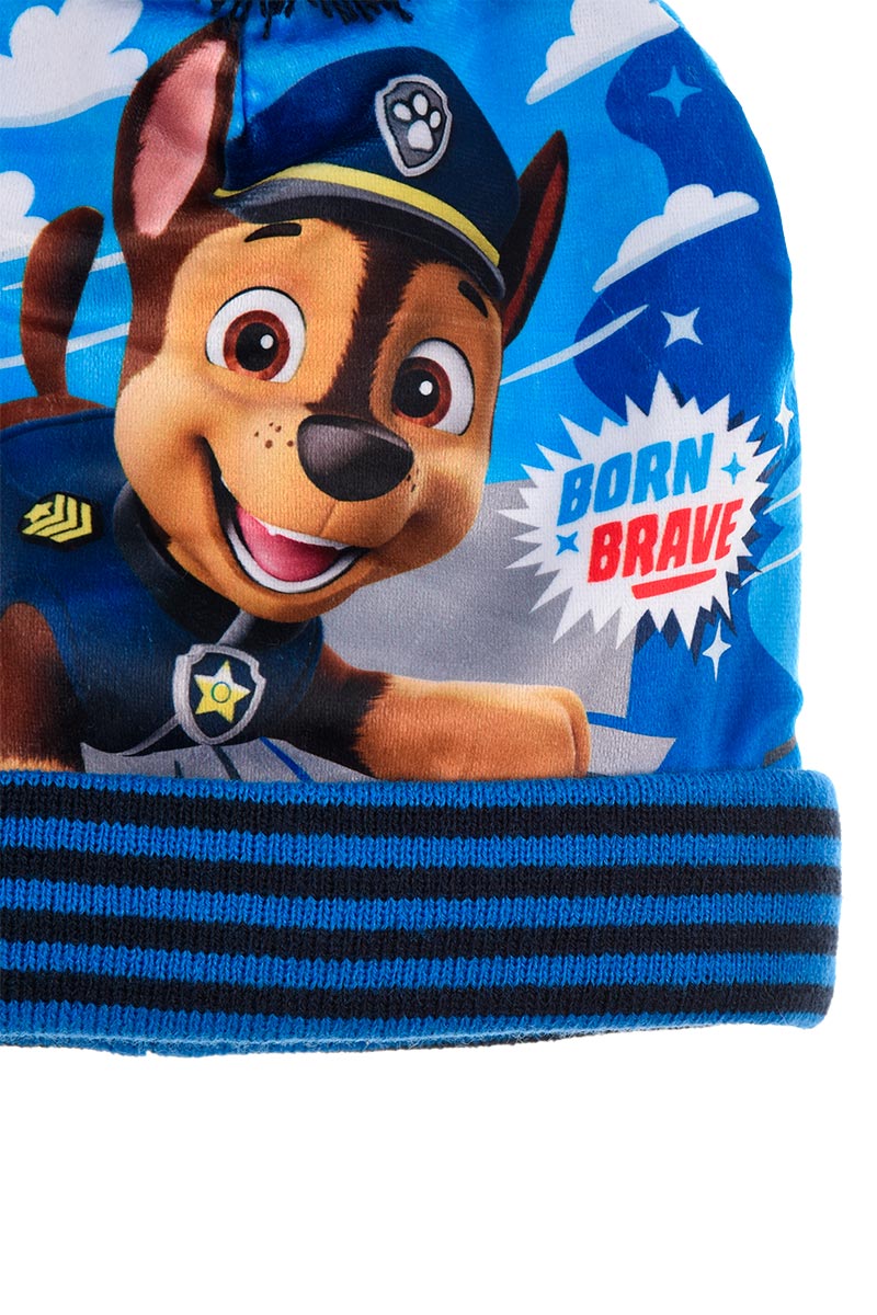 Paw Patrol Jungen Mütze mit Bommel