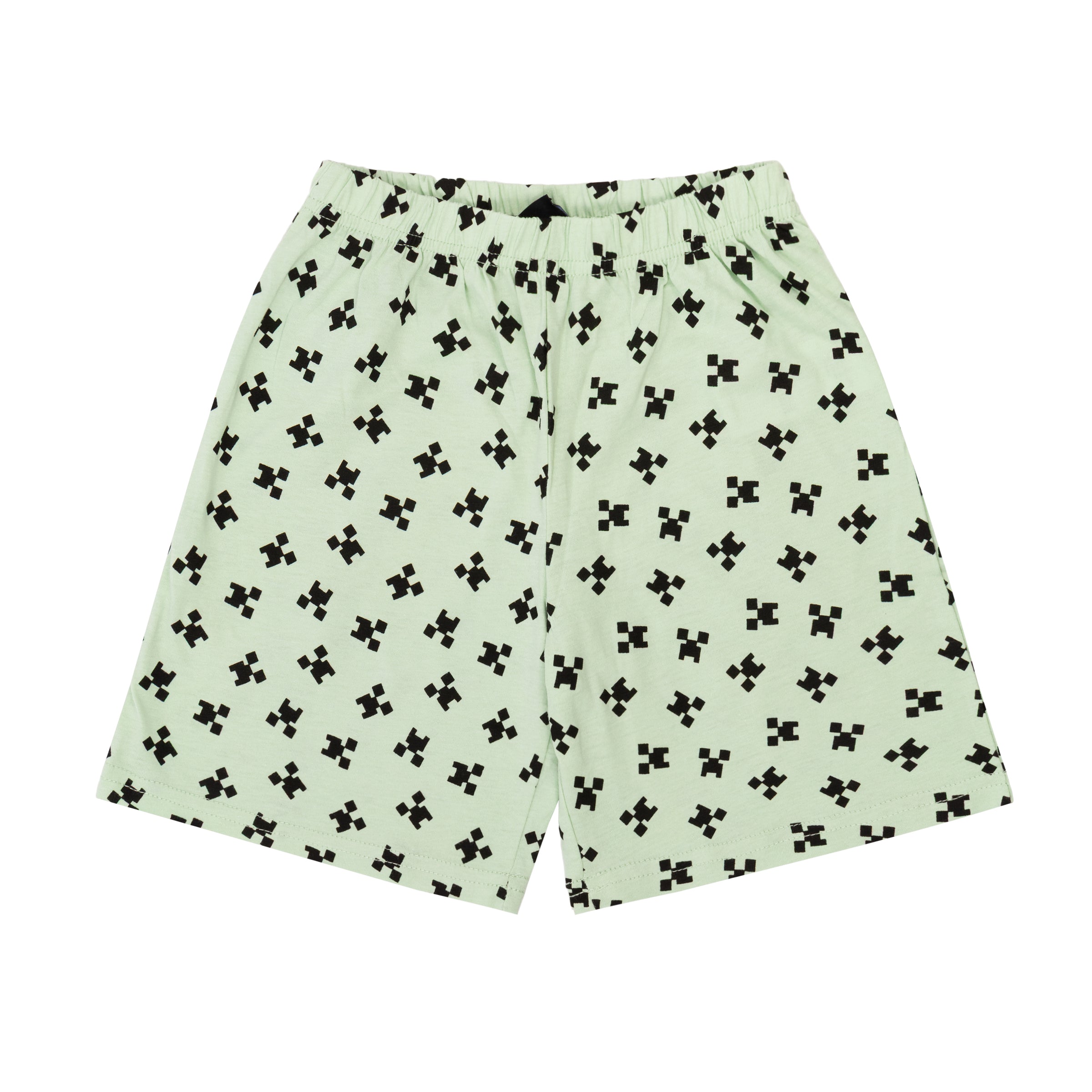 Minecraft Kinder Pyjama kurzer Schlafanzug Creeper