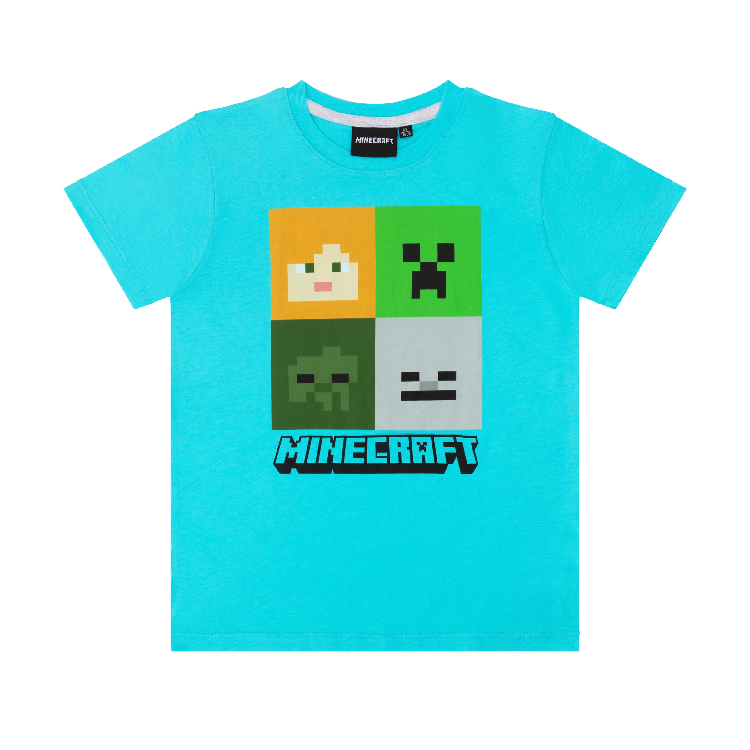 Minecraft Kinder Pyjama kurzer Schlafanzug Creeper